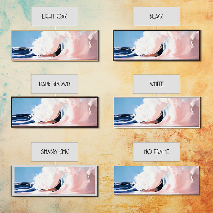 Rolling Wave, Ocean Motion, Coastal Energy, Surf Aesthetic, Canvas Print, Modern Beach Art, Living Room Wall Art, Nautical Decor