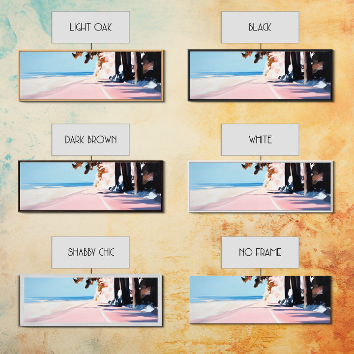 Coastal Walkway, Beach Scene, Ocean Art, Framed Canvas Print, Seaside Home Decor, Nautical Wall Art, Coastal Living, Summer Aesthetic