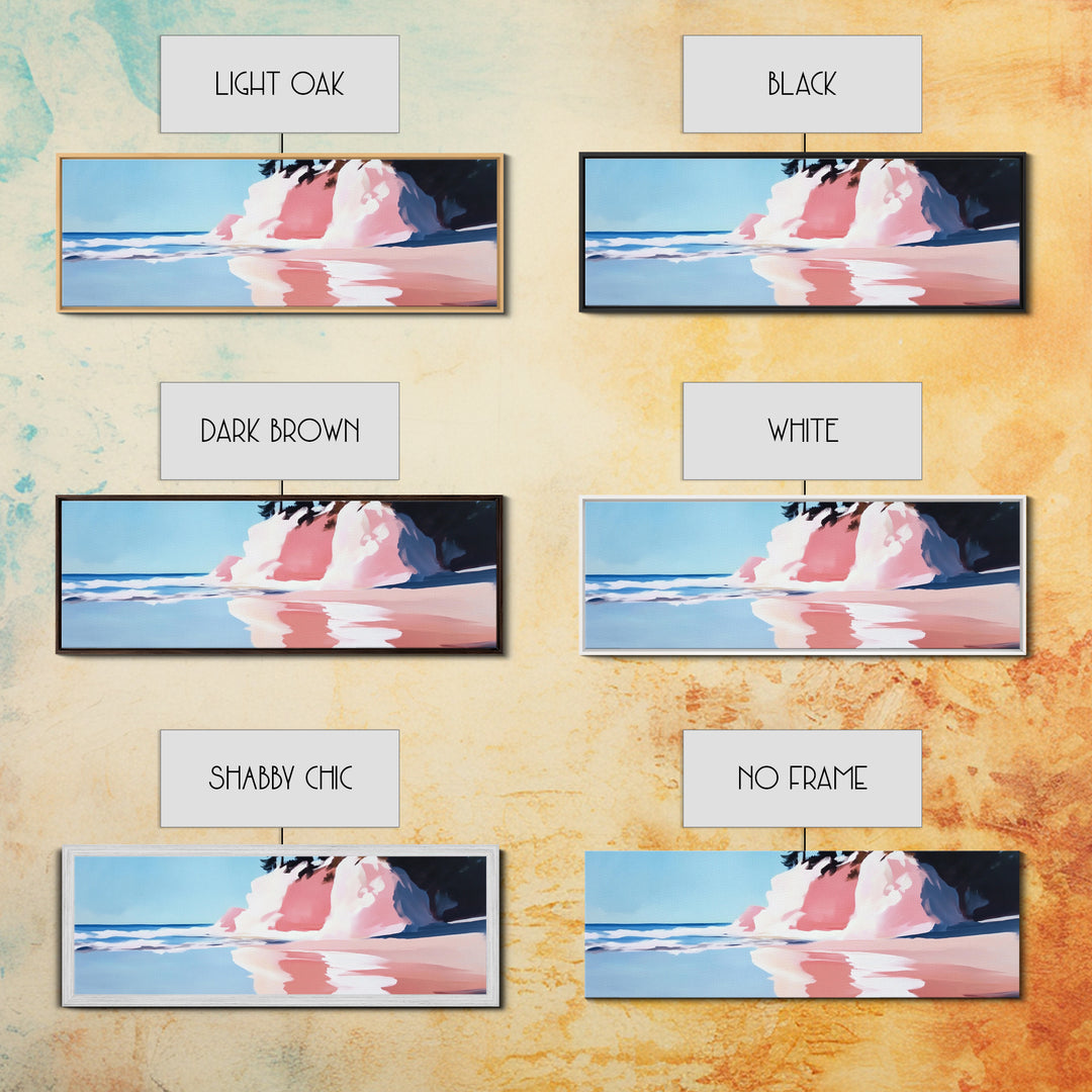 Clifftop Beach, Coastal Escape, Summer Art, Canvas Print, Ocean View Wall Art, Living Room Art, Beach Decor, Beach House Art