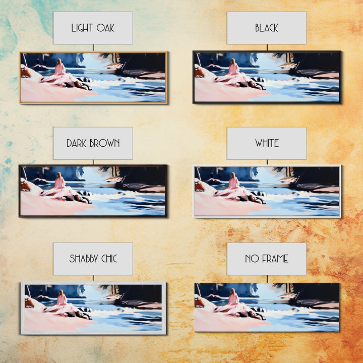 Riverside Serenity, Tranquil Landscape, Nature Lover Decor, Zen Aesthetic, Framed Canvas Print, Rustic Living Room Wall Art