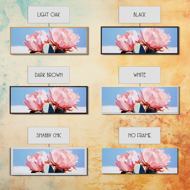 Cactus Blooms, Southwest Wall Art, Boho Home Decor, Canvas Print, Nature Inspired Art, Desert Flowers, Pink Floral Aesthetic