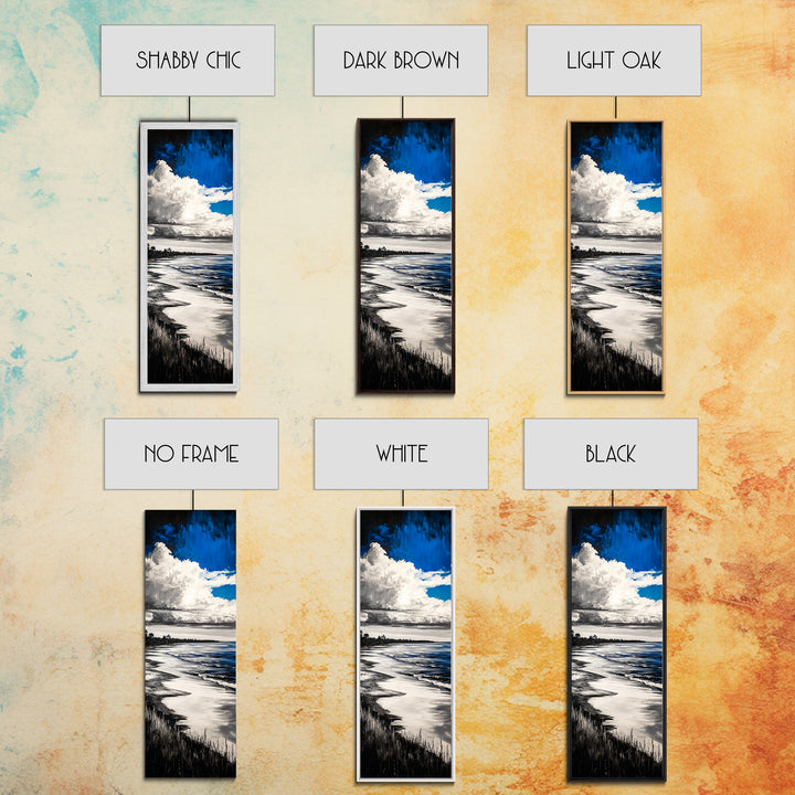 Coastal Serenity, Ocean Waves, Seascape Painting, Beach Decor, Blue Wall Art, Living Room Art, Modern Seascape, Framed Canvas Print