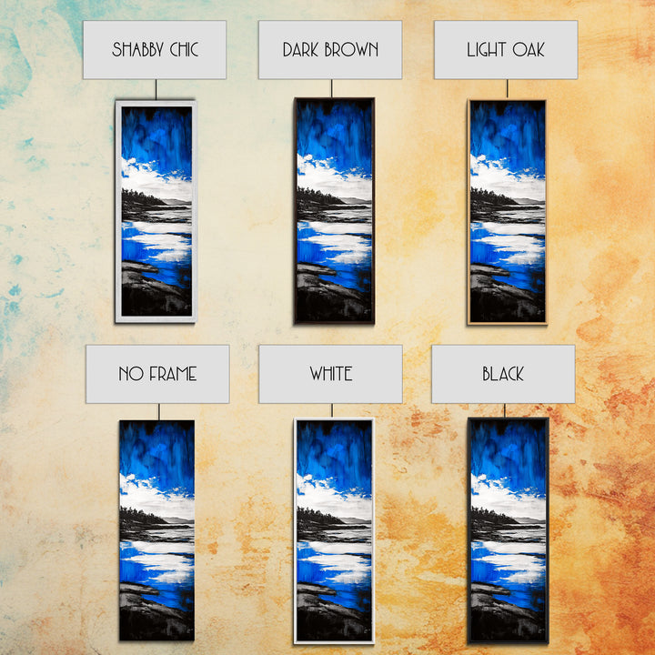 Coastal Serenity, Blue Ocean, Seascape, Canvas Print, Beach House Decor, Modern Wall Art, Minimalist Art, Living Room Wall Art