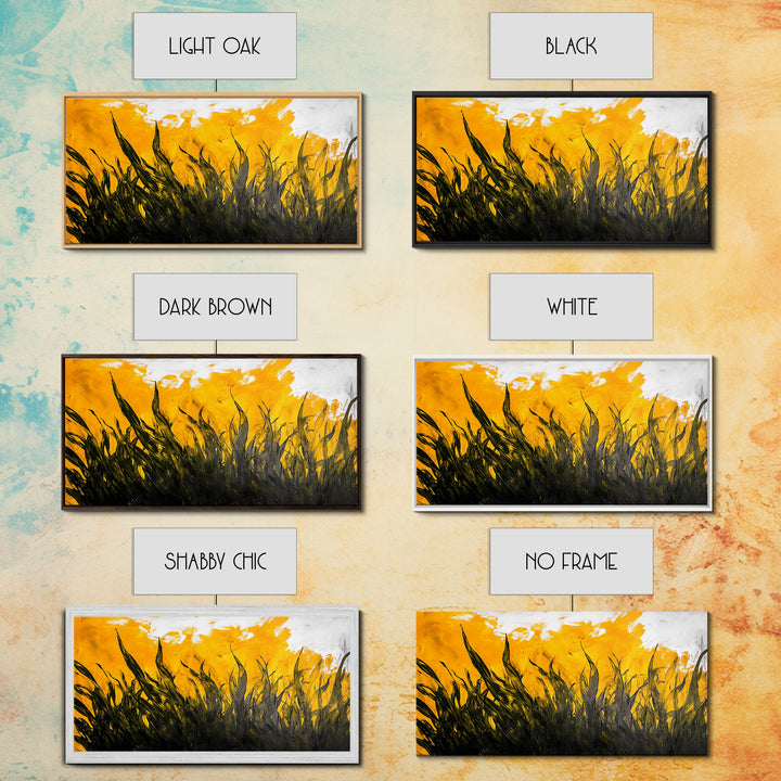 Abstract Grass, Autumn Tones, Nature Art, Canvas Print, Fall Decor, Farmhouse Art, Earthy Tones, Bedroom Wall Art, Rustic Home Decor