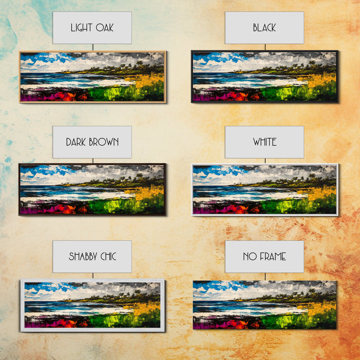 Abstract Landscape, Black White Green, Minimalist Art, Modern Wall Decor, Framed Canvas Print, Nature Inspired, Large Statement Art