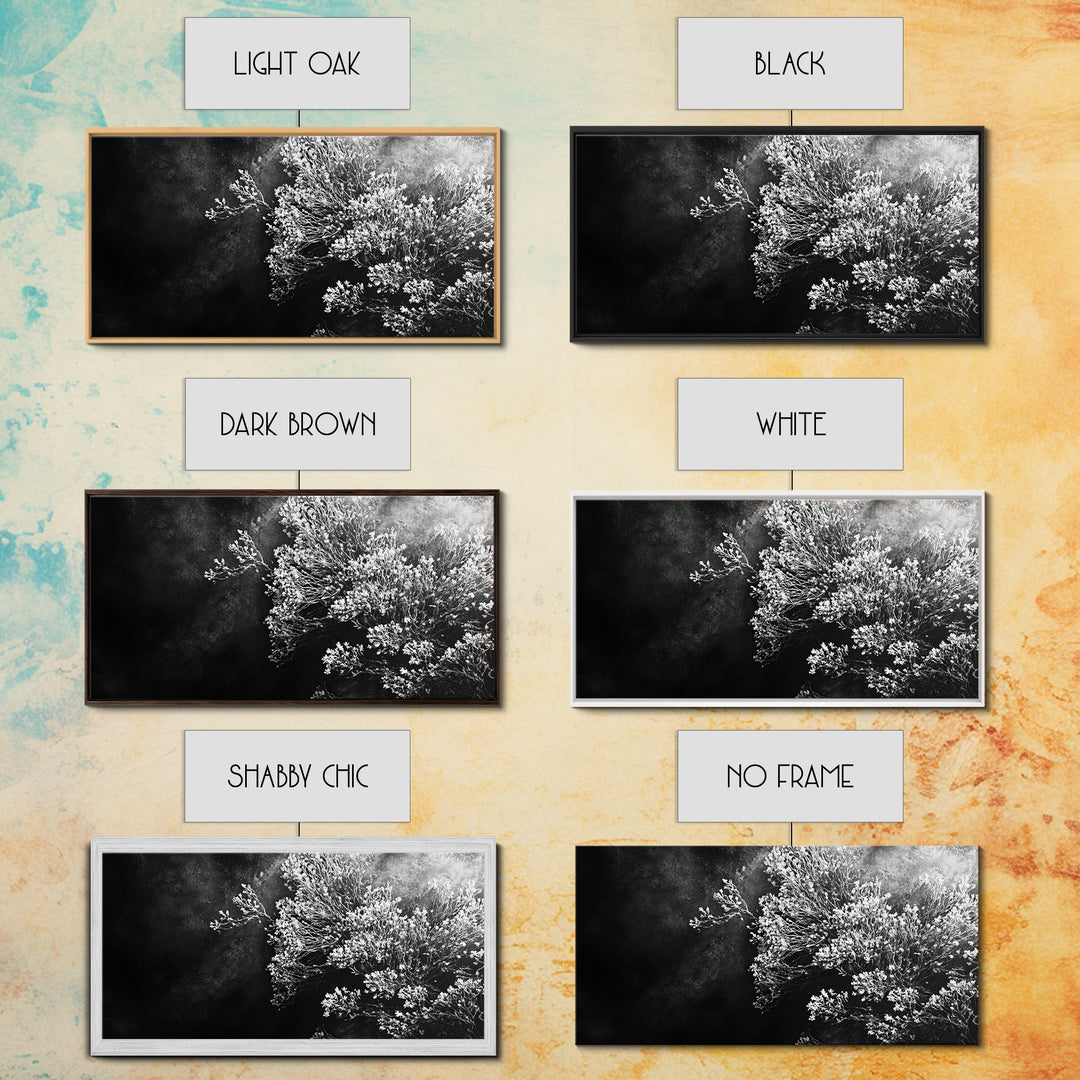 Botanical Texture, Nature Closeup Art, Modern Organic Aesthetic, Framed Canvas Print, Bedroom Wall Art, Neutral Boho Wall Decor