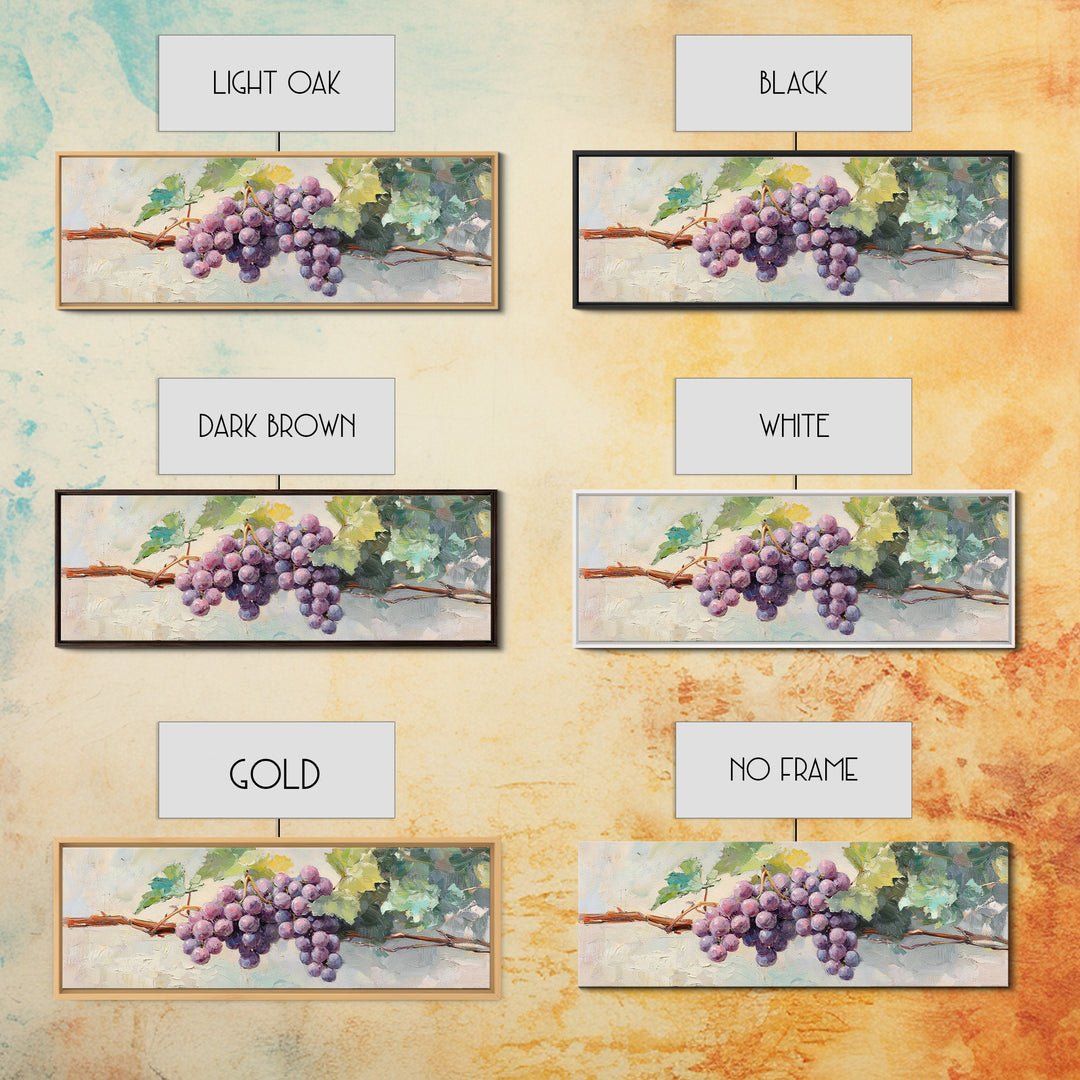 Sunlit Purple Grape Cluster Wall Art, Vineyard Art Print, Winery Decor, French Country Kitchen Decor, Gift For Wine Lover