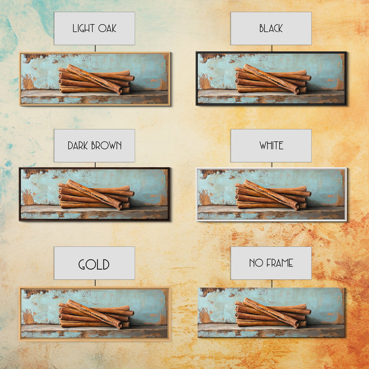 Rustic Cinnamon Sticks Painting Wall Art, Kitchen Decor, Farmhouse Decor, Food Illustration, Warm Neutral Home Decor Print