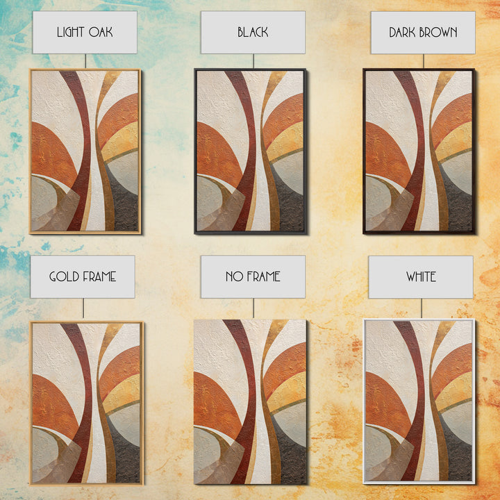 Abstract Sunrise Geometry Framed Canvas Print, Above Bed Art, Apartment Decor, Bedroom Decor, Serenity, Photography Prints, ABA-2x3-28