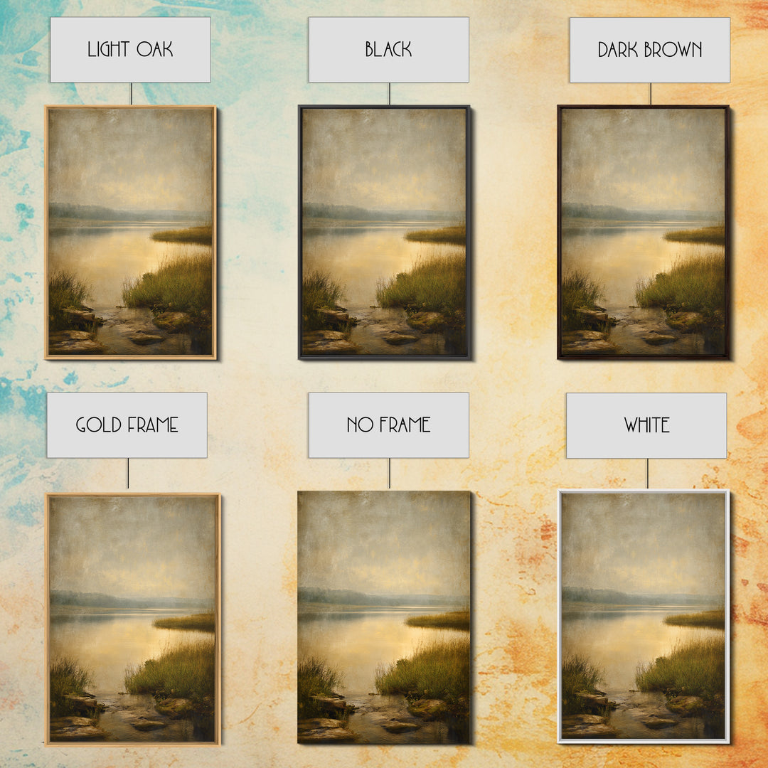 Calming Lake Reflection Canvas Print, Above Bed Art, Wall Art Prints, Bedroom Decor, Fine Art, Serenity, Boho Wall Art, ABA-2x3-67