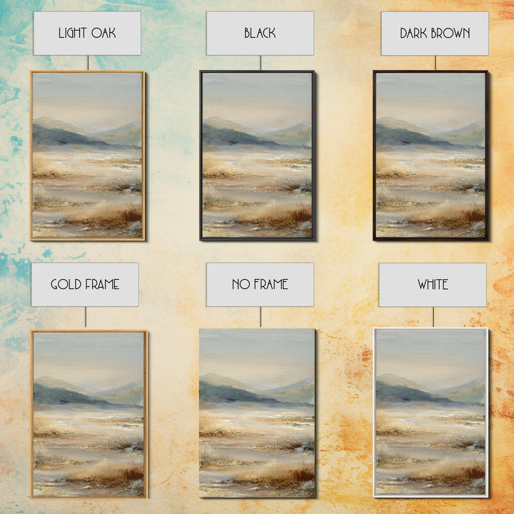 Panoramic Misty Mountain Landscape Canvas Print, Above Bed Art, Apartment Decor, Bedroom Decor, Serenity, Photography Prints, ABA-2x3-81
