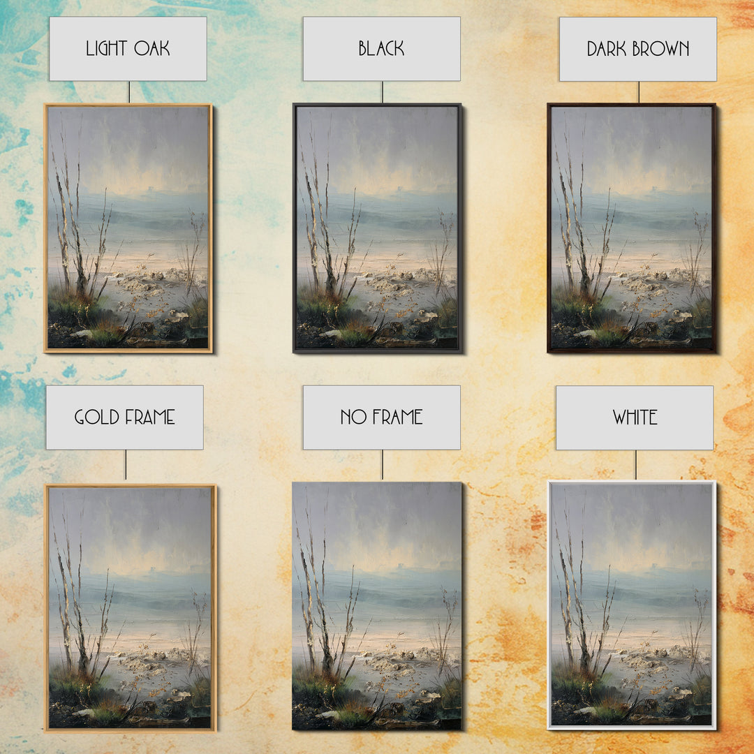 Surreal Dream Landscape Framed Canvas Print, Art, Framed Art, Living Room Decor, Fine Art, Neutral Decor, Modern Decor, ART-2x3-19