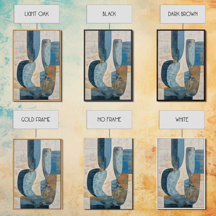 Abstract Water Forms Framed Canvas Print, Art, Room Decor, Living Room Decor, Abstract Art, Art Commission, Digital Wall Art, ART-2x3-75