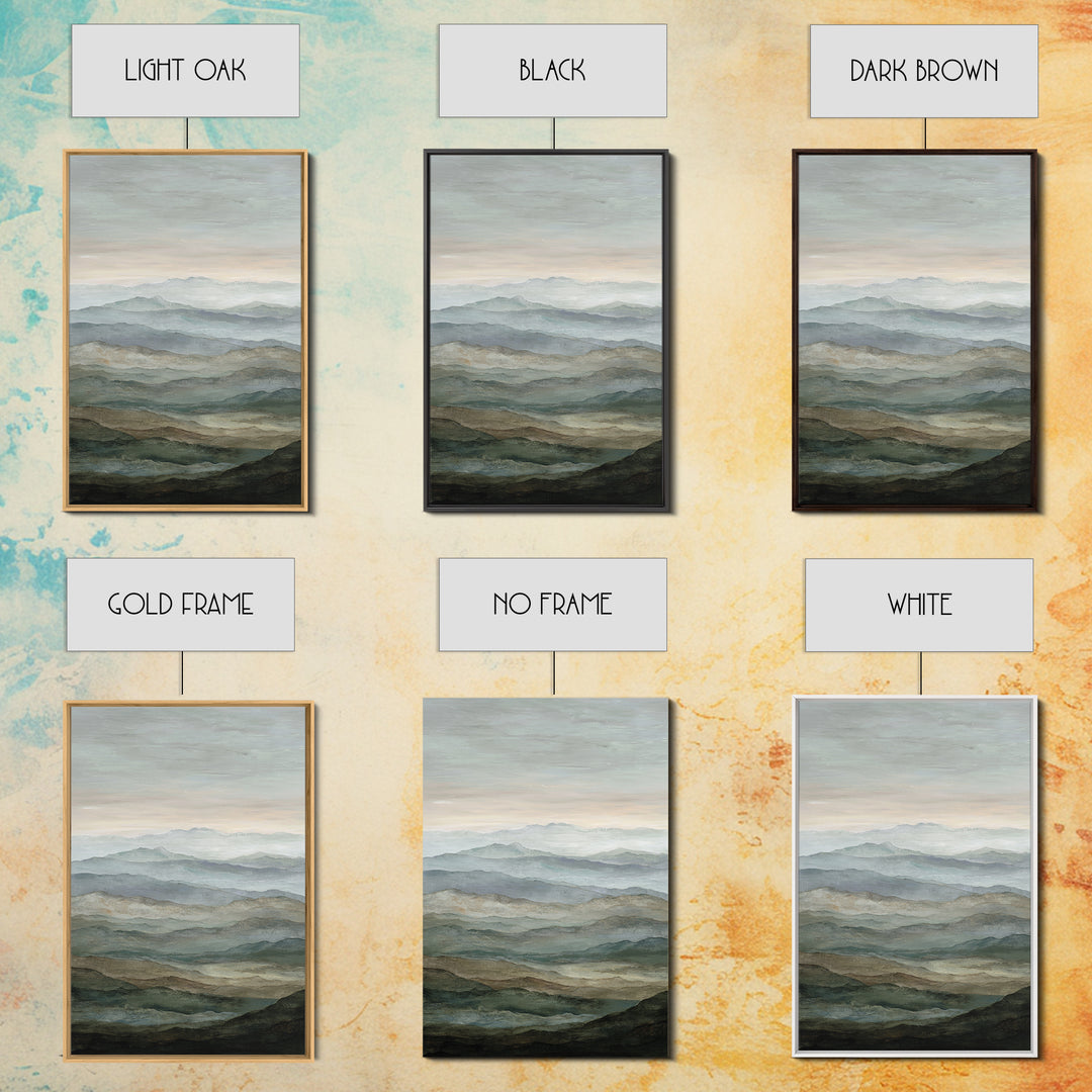 Oversized Abstract Landscape Canvas Print, Above Sofa Art, Canvas Wall Art, Living Room Decor, Statement, Living Room Wall Art, ASA-2x3-57