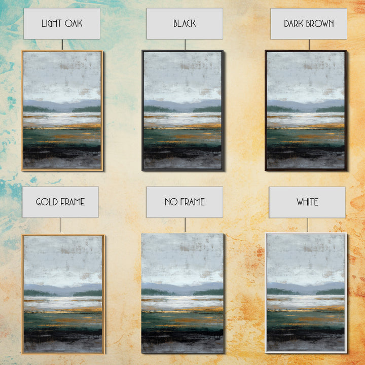Oversized Abstract Landscape Canvas Print, Above Sofa Art, Art Print, Living Room Decor, Fine Art, Statement, Textured Wall Art, ASA-2x3-9