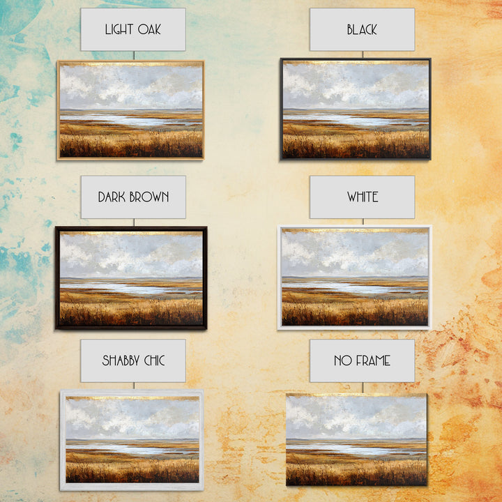 Oversized Abstract Landscape Framed Canvas Print, Above Sofa Art, Coastal Wall Art, Living Room Decor, Fine Art, Statement, ASA-3x2-77