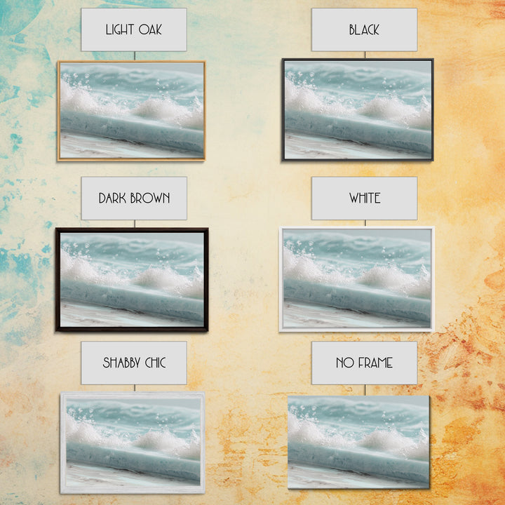 Calming Blue Ocean Wave Study Canvas Print, Bathroom Art, Bathroom Wall Decor, Bathroom Decor, Fine Art, Spa, Bathroom Print, BAT-3x2-29