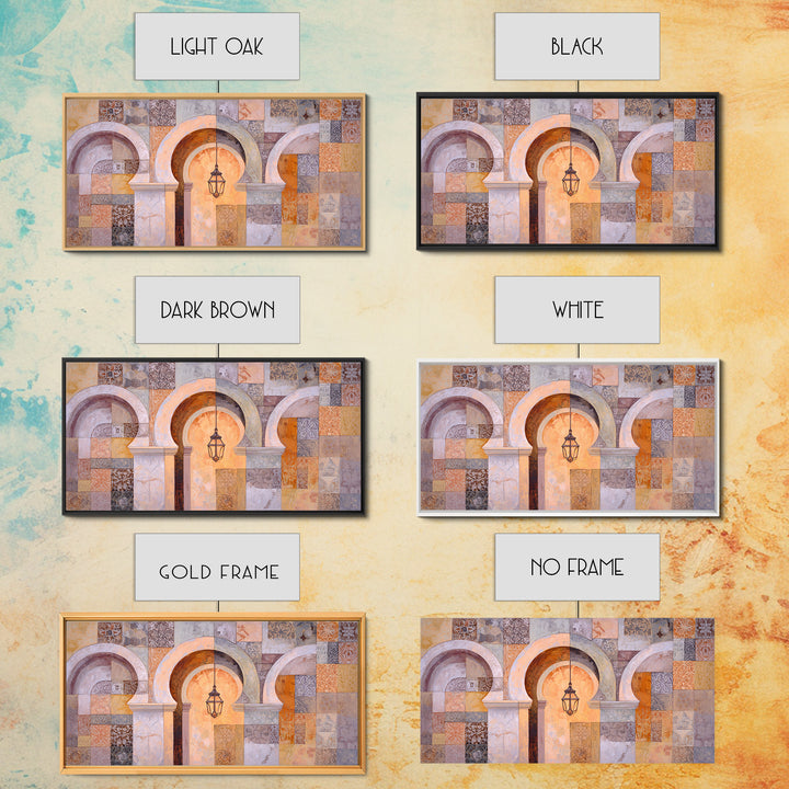 Neutral Rainbow Arches Canvas Print, Boho Art, Set of 3 Prints, Living Room Decor, Fine Art, Bohemian, Contemporary Art, BOH-2x1-71