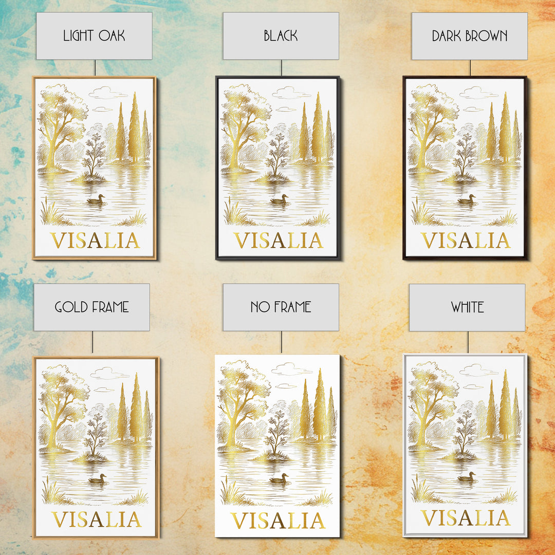 Visalia Travel Poster, Canvas Print, Minimalist Poster Art, Visalia Travel Art, Vintage Travel Art, Travel Poster Art, Fine Art Print