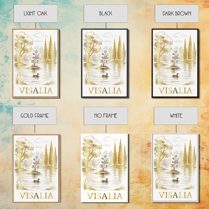 Visalia Travel Poster, Canvas Print, Minimalist Poster Art, Visalia Travel Art, Vintage Travel Art, Travel Poster Art, Fine Art Print