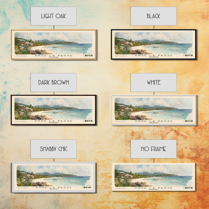 Anse La Passe, Seychelles Watercolor Print, Vacation Gift, Seychelles Wall Art, Beach Painting, Beach Decor, Beach Or Lakehouse Art
