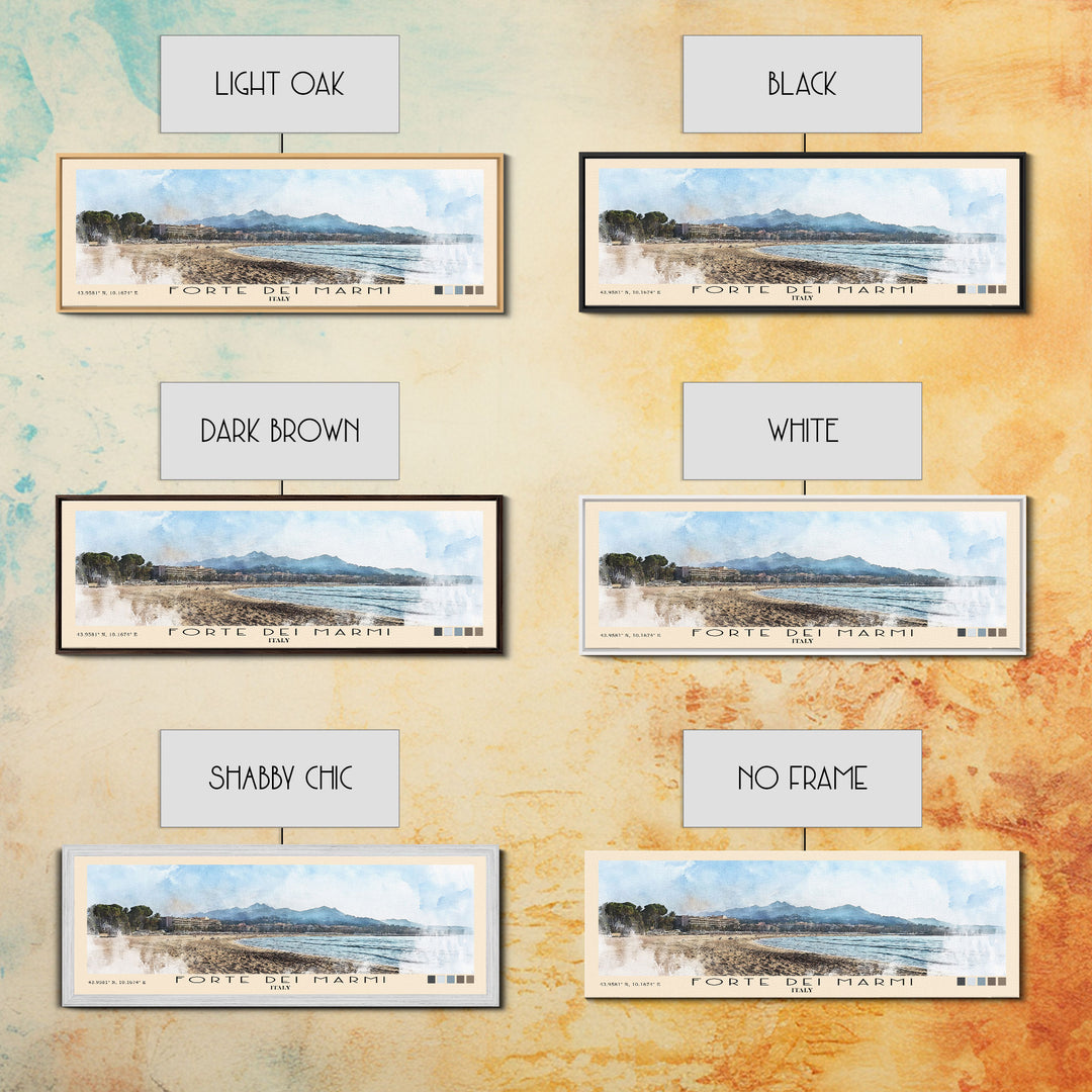 Forte dei Marmi, Italy Watercolor Print, Vacation Gift, Italy Wall Art, Vacation Wall Art, Vacatation Memories, Beach Decor, Beach Or Lakehouse Art