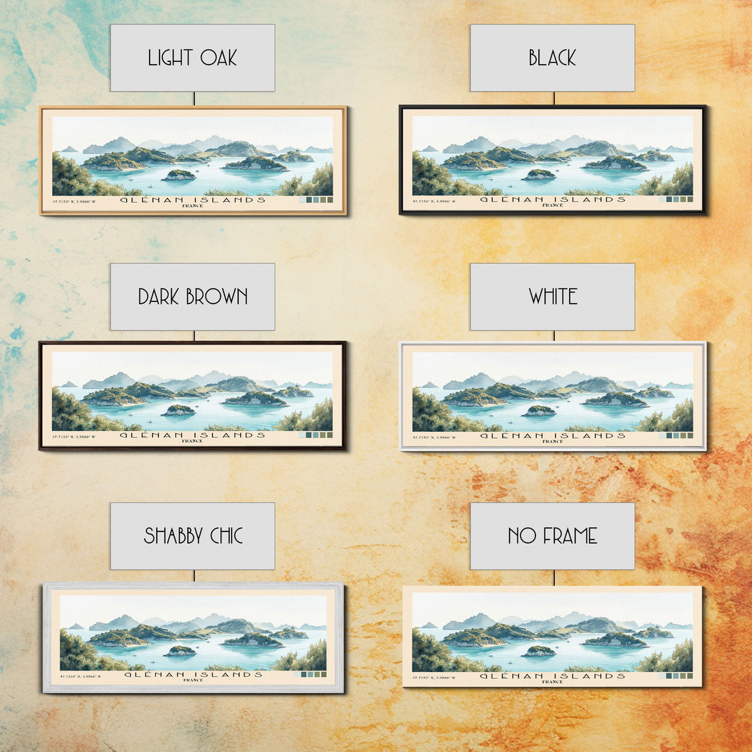 Glénan Islands, France Watercolor Print, Vacation Gift, France Wall Art, Beach Painting, Beach Decor, Beach Or Lakehouse Art