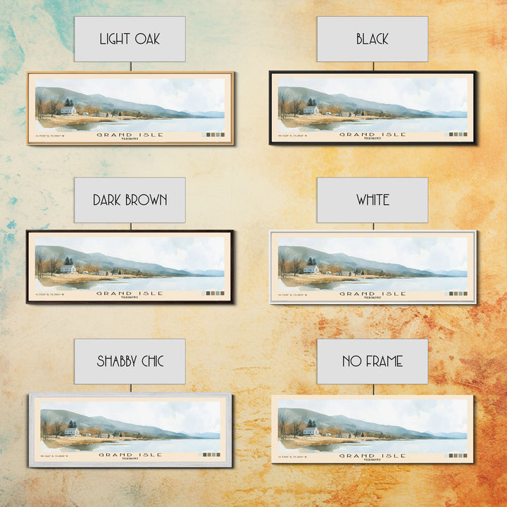 Grand Isle, Vermont Watercolor Print, Vacation Gift, Vermont Wall Art, Beach Painting, Beach Decor, Beach Or Lakehouse Art