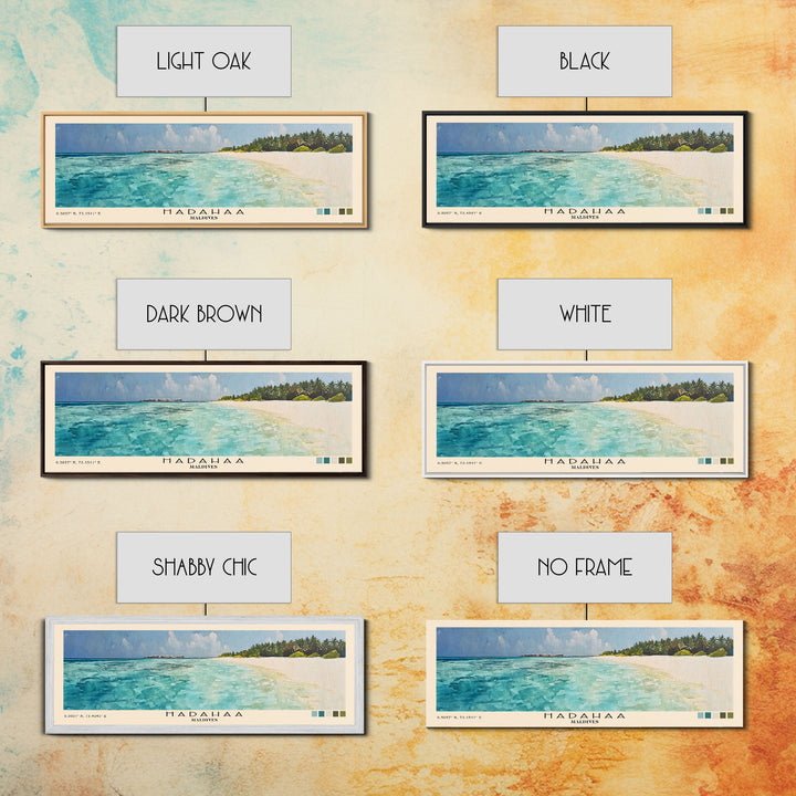 Hadahaa, Maldives Watercolor Print, Vacation Gift, Maldives Wall Art, Vacation Wall Art, Vacatation Memories, Beach Decor, Beach Or Lakehouse Art