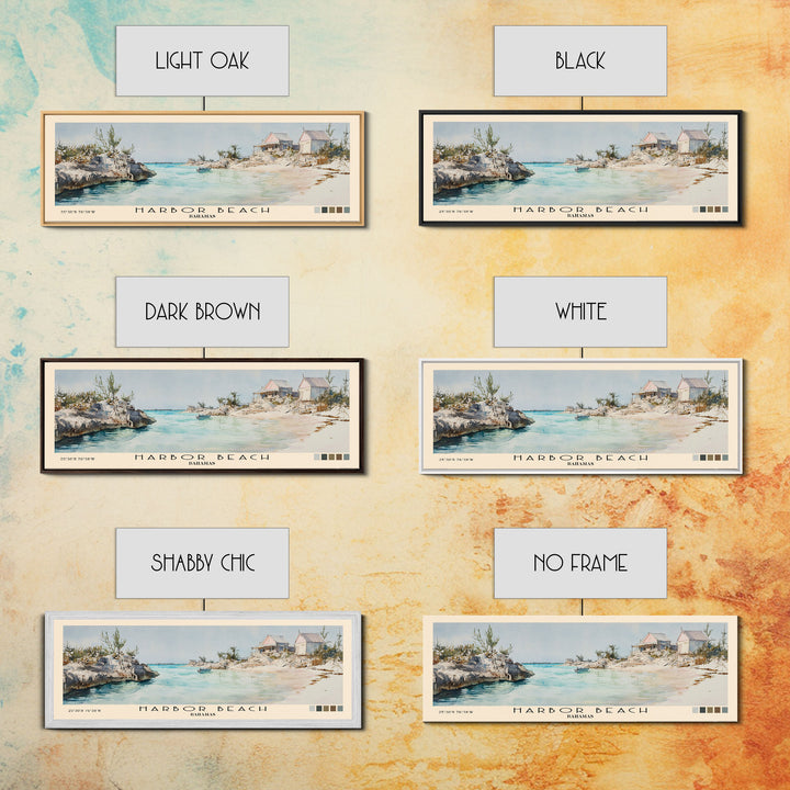 Harbor Beach, Bahamas Watercolor Beach Print, Vacation Gift, Bahamas Wall Art, Beach Painting, Beach Decor, Beach Painting