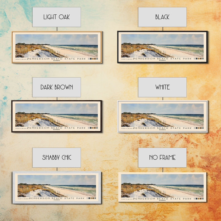 Henderson Beach State Park, Florida Watercolor Print, Vacation Gift, Florida Wall Art, Beach Painting, Beach Decor, Beach Or Lakehouse Art