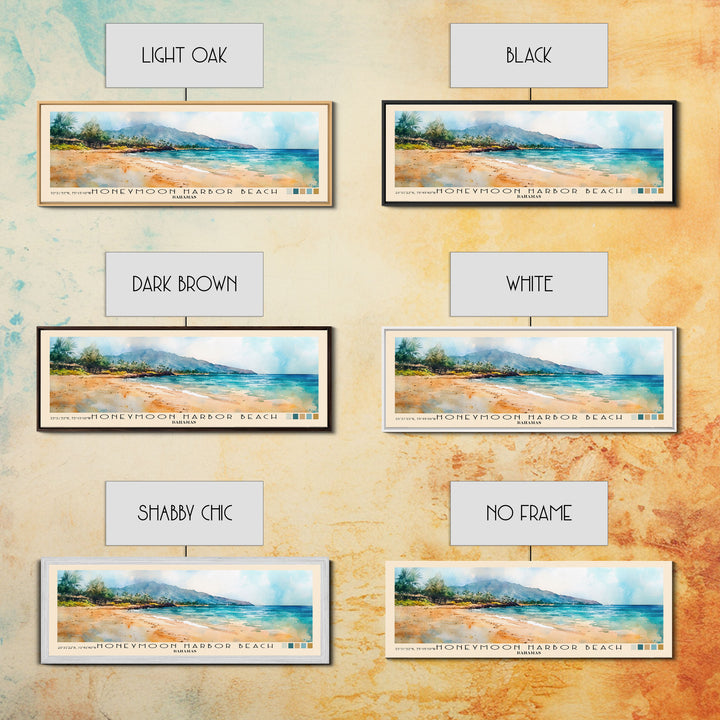 Honeymoon Harbor Beach, Bahamas Watercolor Print, Vacation Gift, Bahamas Wall Art, Vacation Wall Art, Vacatation Memories, Beach Decor, Beach Or Lakehouse Art