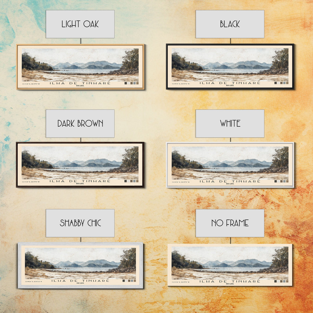 Ilha de Tinharé, Brazil Watercolor Print, Vacation Gift, Brazil Wall Art, Vacation Wall Art, Vacatation Memories, Beach Decor, Beach Or Lakehouse Art