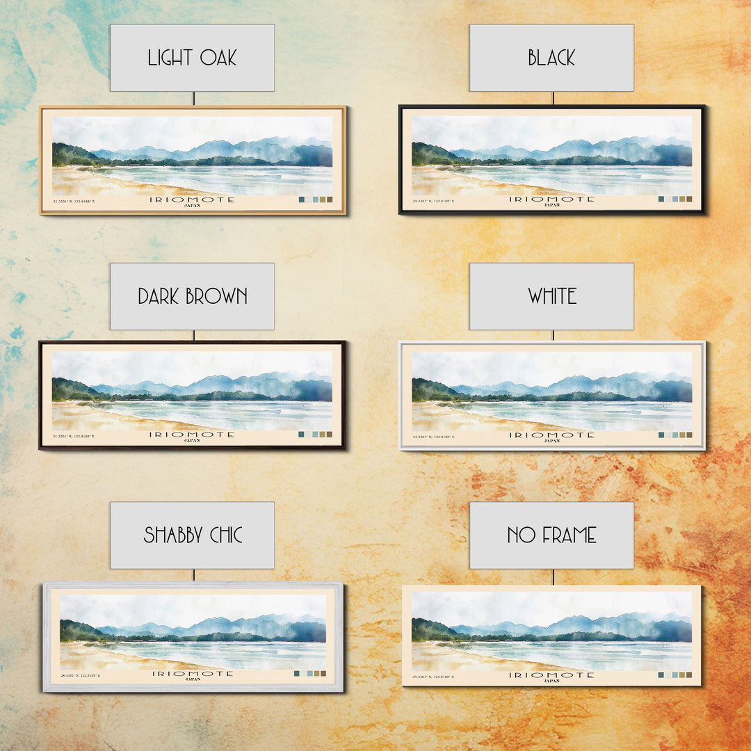 Iriomote, Japan Watercolor Print, Vacation Gift, Japan Wall Art, Vacation Wall Art, Vacatation Memories, Beach Decor, Beach Or Lakehouse Art