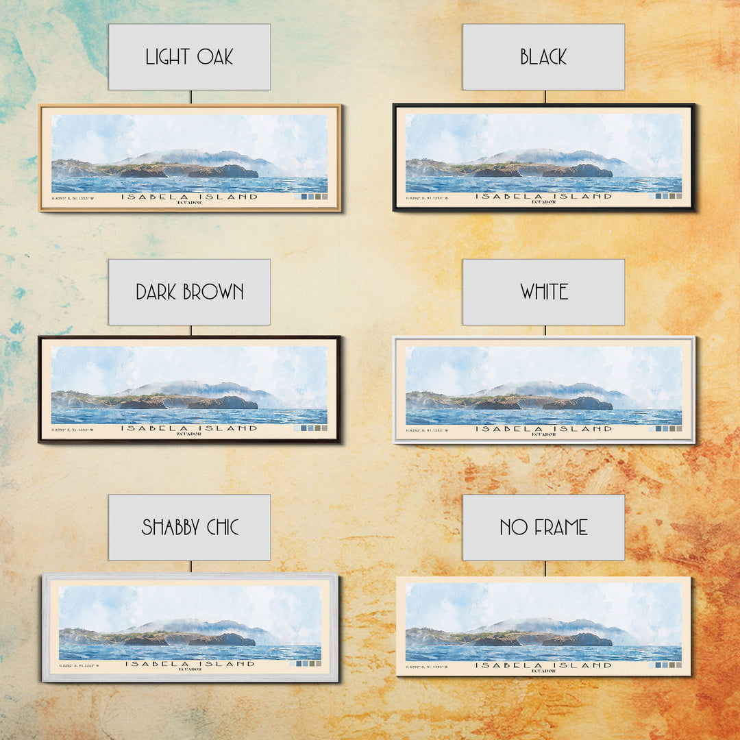 Isabela Island, Ecuador Watercolor Print, Vacation Gift, Ecuador Wall Art, Beach Painting, Beach Decor, Beach Or Lakehouse Art