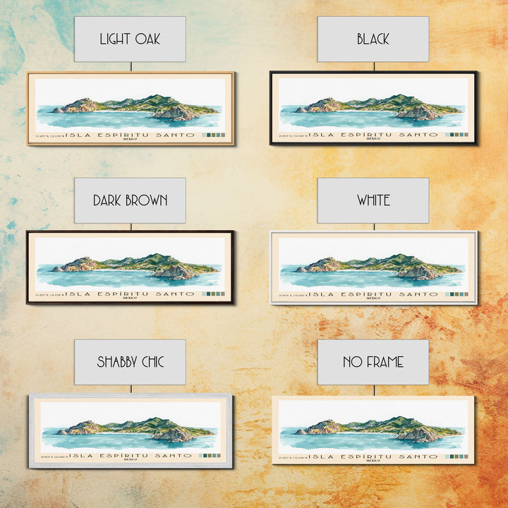 Isla Espíritu Santo, Mexico Watercolor Print, Vacation Gift, Mexico Wall Art, Vacation Wall Art, Vacatation Memories, Beach Decor, Beach Or Lakehouse Art