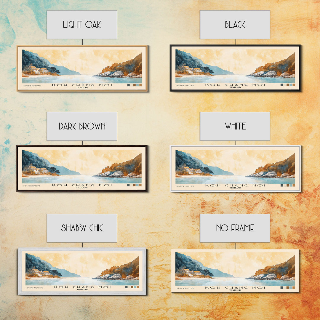 Koh Chang Noi, Thailand Watercolor Print, Vacation Gift, Thailand Wall Art, Beach Painting, Beach Decor, Beach Or Lakehouse Art