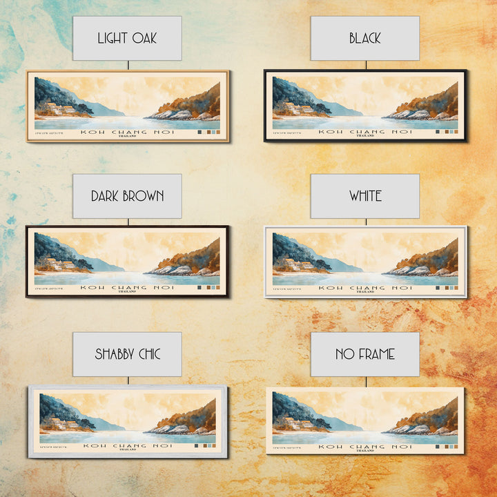 Koh Chang Noi, Thailand Watercolor Print, Vacation Gift, Thailand Wall Art, Beach Painting, Beach Decor, Beach Or Lakehouse Art