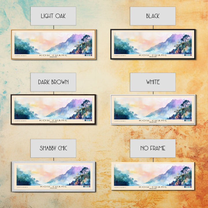 Koh Chang, Thailand Watercolor Print, Vacation Gift, Thailand Wall Art, Vacation Wall Art, Vacatation Memories, Beach Decor, Beach Or Lakehouse Art