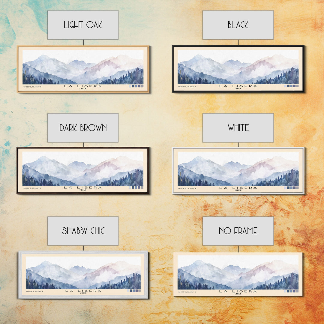 La Lisera, Chile Watercolor Print, Vacation Gift, Chile Wall Art, Beach Painting, Beach Decor, Beach Or Lakehouse Art