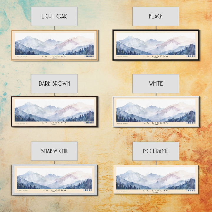 La Lisera, Chile Watercolor Print, Vacation Gift, Chile Wall Art, Beach Painting, Beach Decor, Beach Or Lakehouse Art