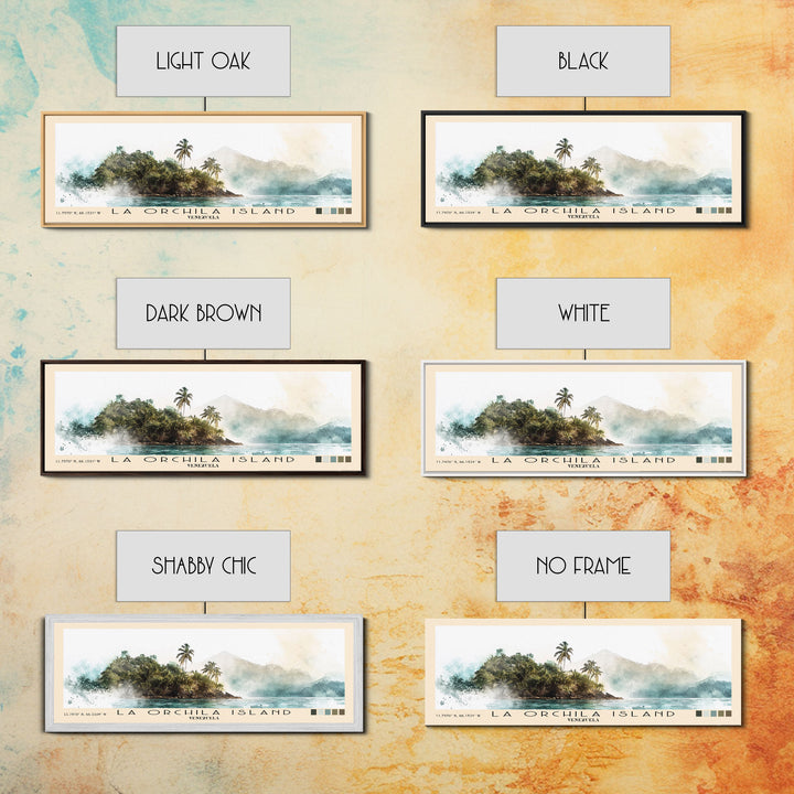 La Orchila Island, Venezuela Watercolor Beach Print, Vacation Gift, Venezuela Wall Art, Beach Painting, Beach Decor, Beach Painting