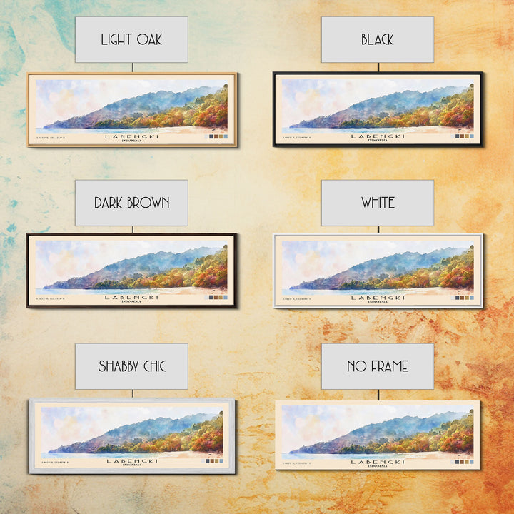 Labengki, Indonesia Watercolor Print, Vacation Gift, Indonesia Wall Art, Vacation Wall Art, Vacatation Memories, Beach Decor, Beach Or Lakehouse Art