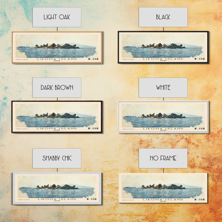 Likoma Island, Malawi Watercolor Print, Vacation Gift, Malawi Wall Art, Vacation Wall Art, Vacatation Memories, Beach Decor, Beach Or Lakehouse Art