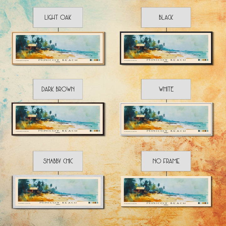 Minicoy Beach, India Watercolor Print, Vacation Gift, India Wall Art, Vacation Wall Art, Vacatation Memories, Beach Decor, Beach Or Lakehouse Art