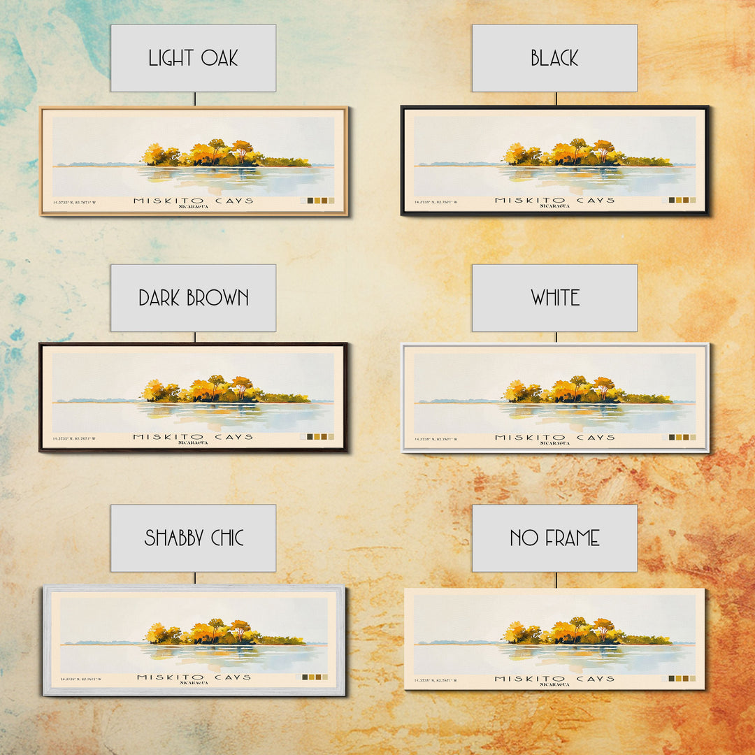 Miskito Cays, Nicaragua Watercolor Print, Vacation Gift, Nicaragua Wall Art, Beach Painting, Beach Decor, Beach Or Lakehouse Art