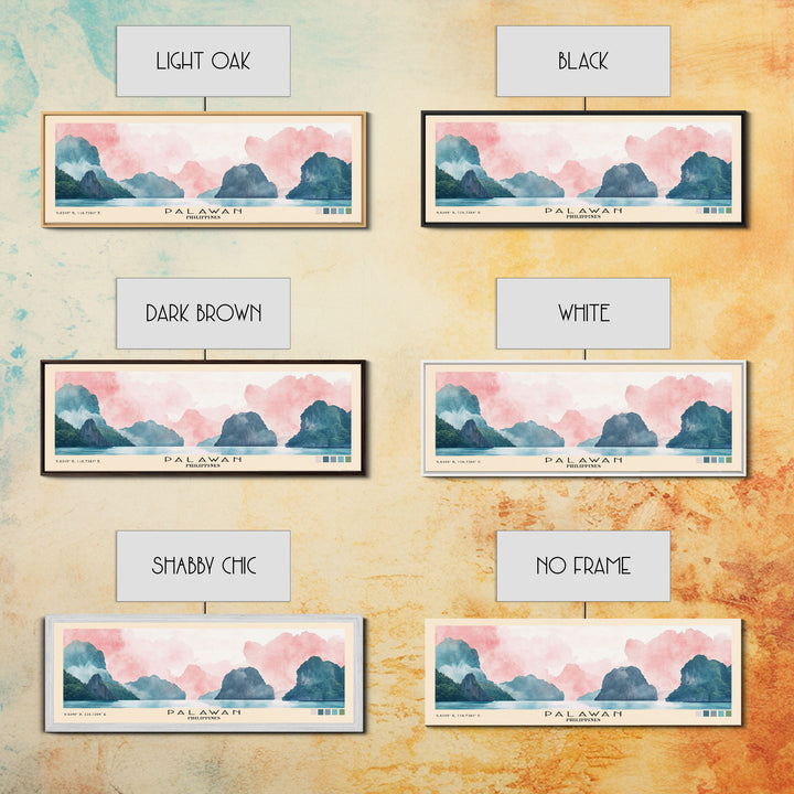 Palawan, Philippines Watercolor Print, Vacation Gift, Philippines Wall Art, Vacation Wall Art, Vacatation Memories, Beach Decor, Beach Or Lakehouse Art