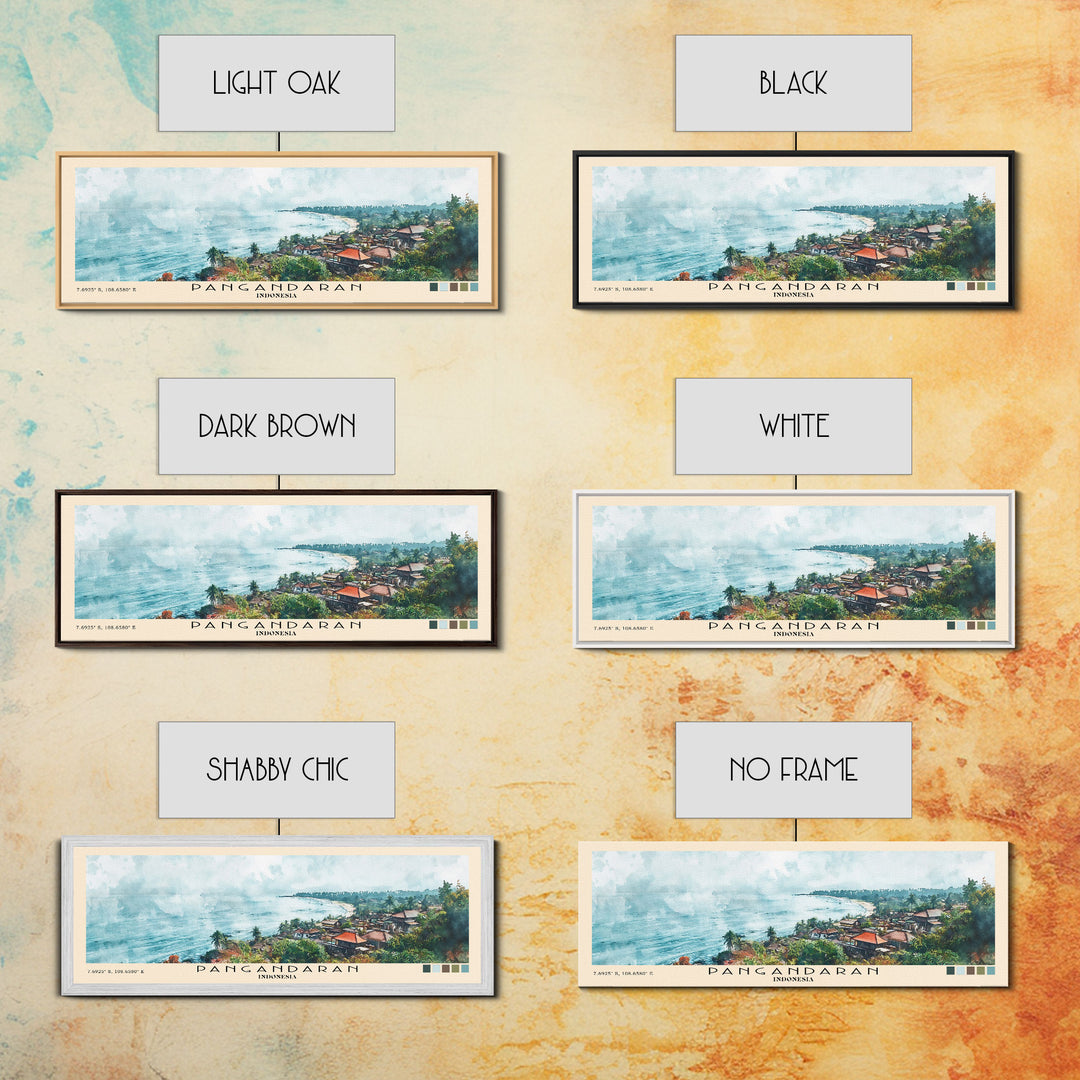 Pangandaran, Indonesia Watercolor Print, Vacation Gift, Indonesia Wall Art, Beach Painting, Beach Decor, Beach Or Lakehouse Art