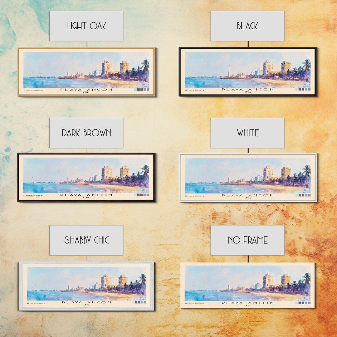 Playa Ancon, Cuba Watercolor Print, Vacation Gift, Cuba Wall Art, Beach Painting, Beach Decor, Beach Or Lakehouse Art