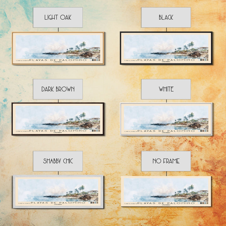 Playas de Palomino, Colombia Watercolor Print, Vacation Gift, Colombia Wall Art, Beach Painting, Beach Decor, Beach Or Lakehouse Art